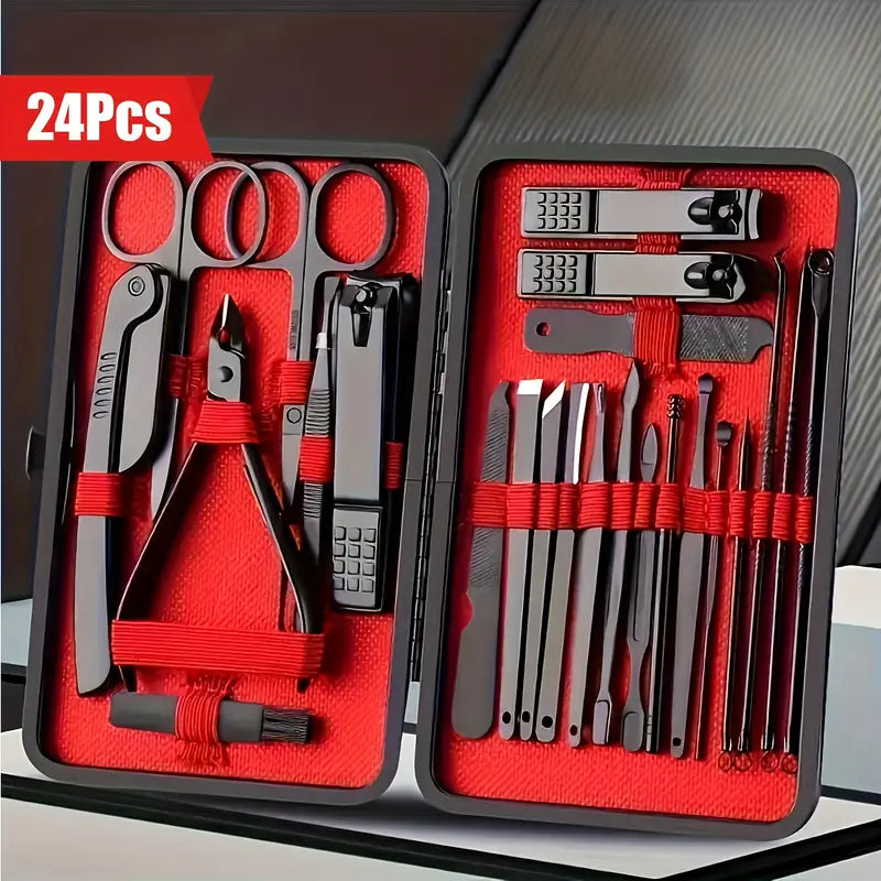 24 pcs nail clippers kit