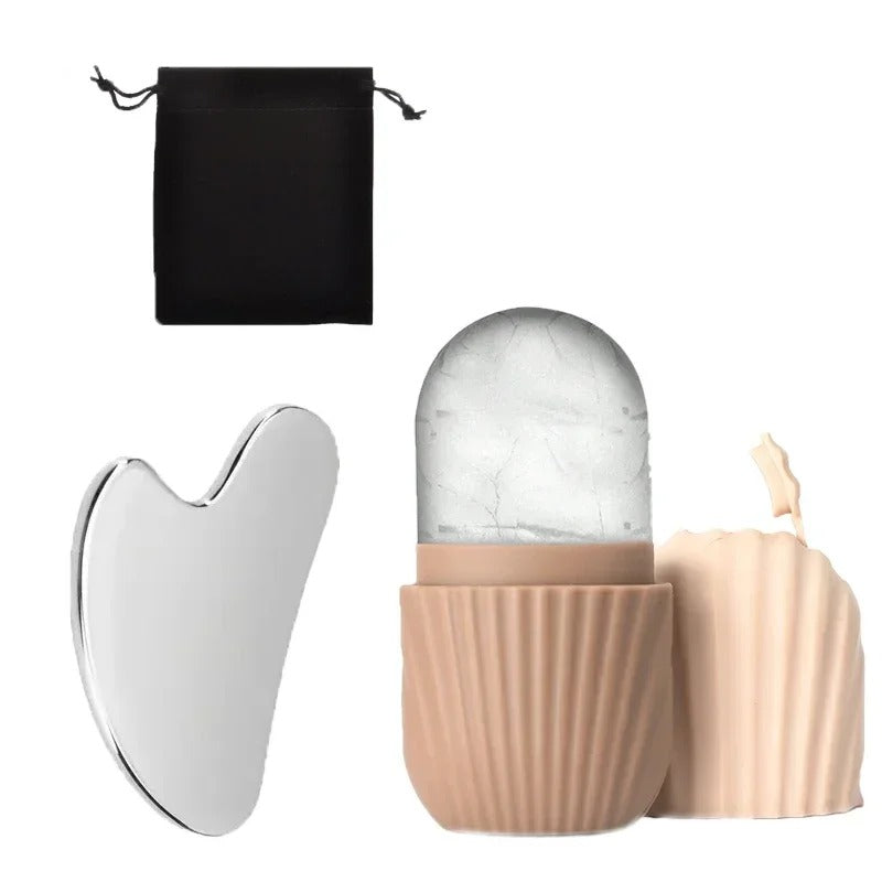 ice face roller with gua-sha