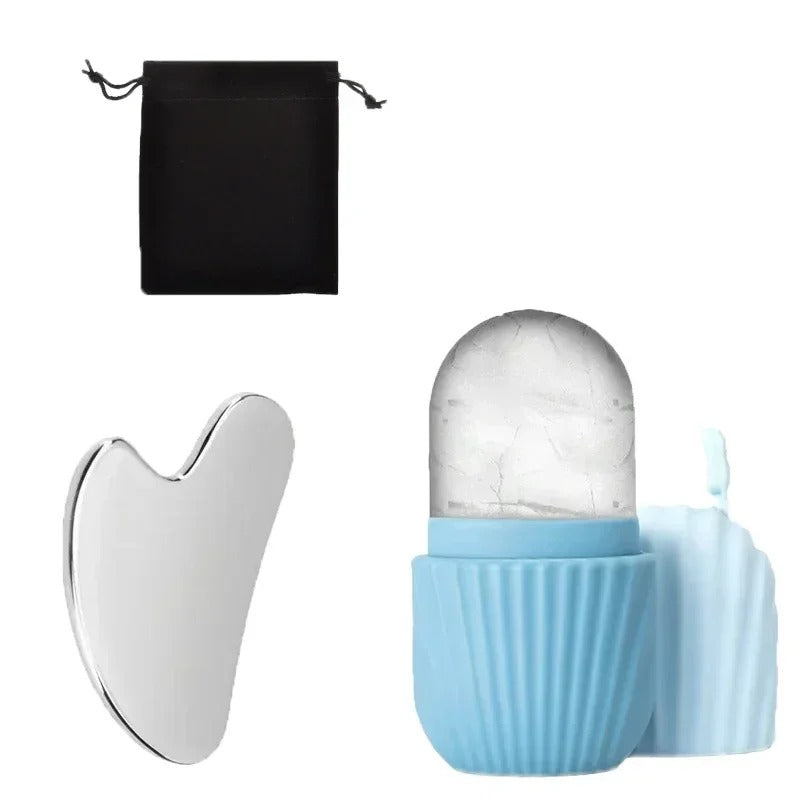 ice face roller with gua-sha