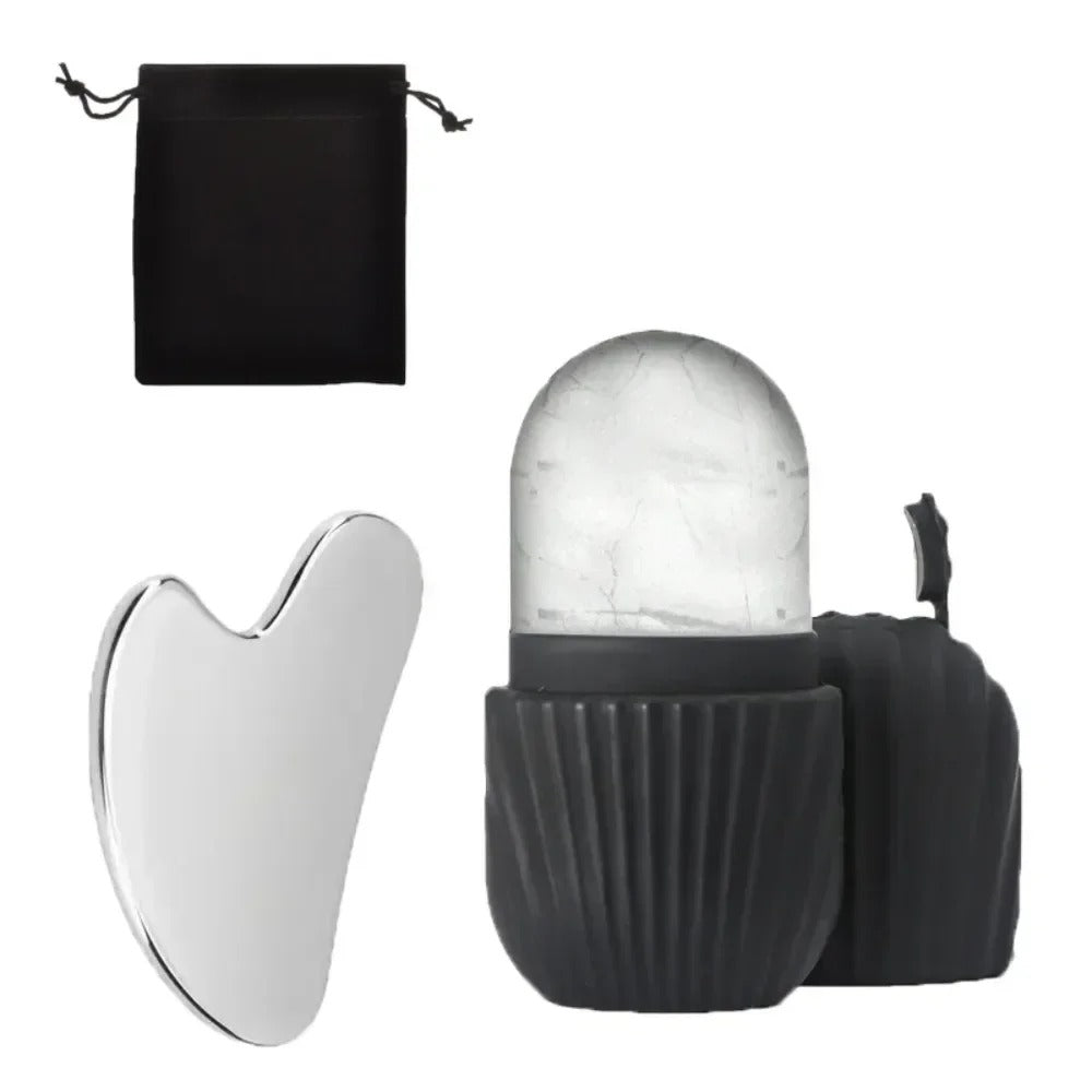ice face roller with gua-sha