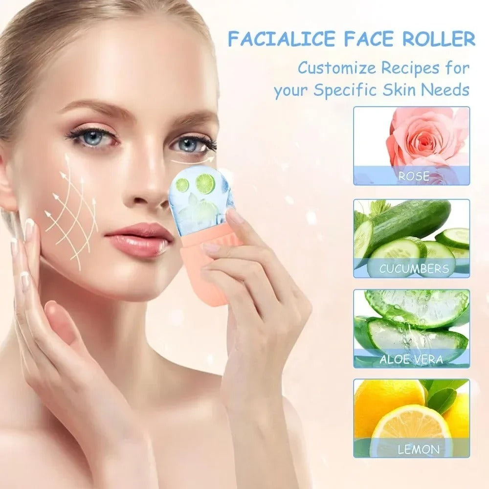 ice face roller with gua-sha