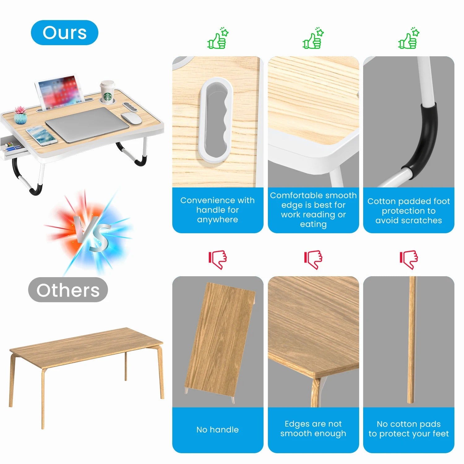multifunction laptop portable desk