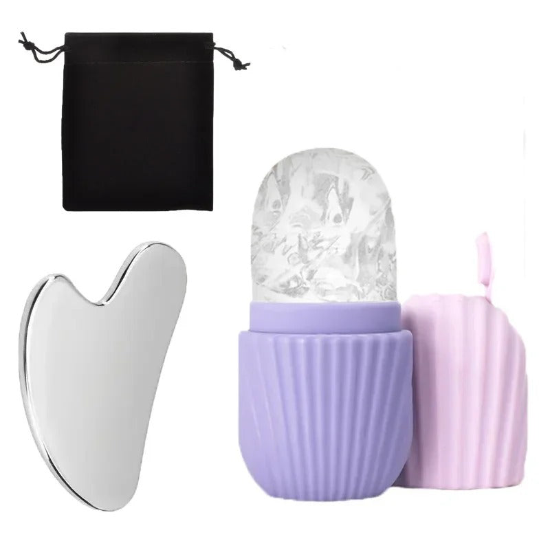 ice face roller with gua-sha