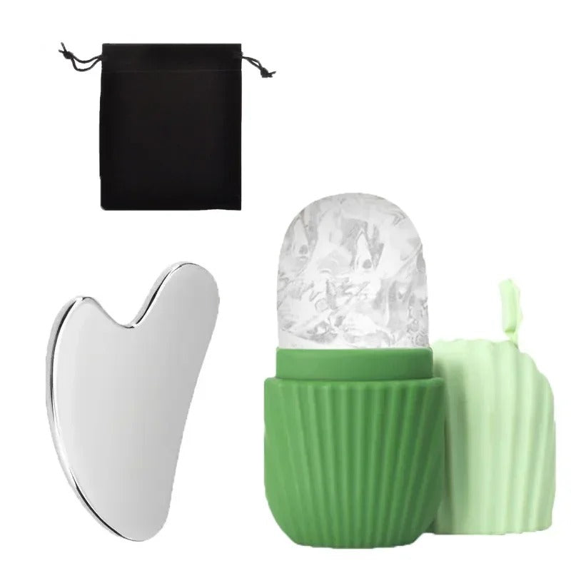 ice face roller with gua-sha